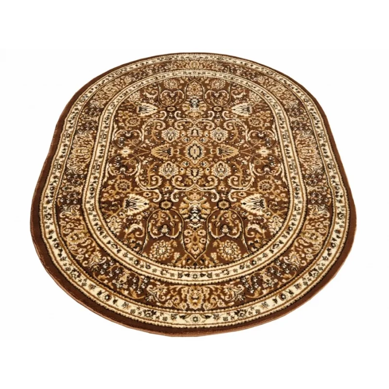 Gemusterter Teppich 70x140 cm LUCHO - braun