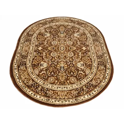 Gemusterter Teppich 70x140 cm LUCHO - braun