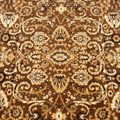 Gemusterter Teppich 70x140 cm LUCHO - braun