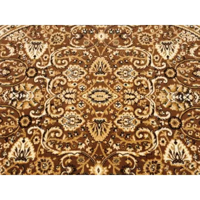 Gemusterter Teppich 70x140 cm LUCHO - braun