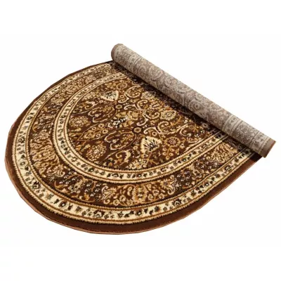 Gemusterter Teppich 70x140 cm LUCHO - braun