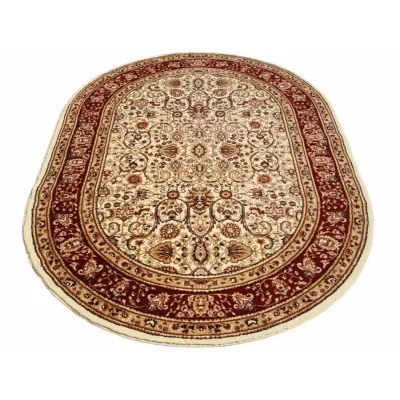 Gemusterter Teppich 200x300 cm LUCHO - Creme