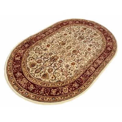 Gemusterter Teppich 200x300 cm LUCHO - Creme