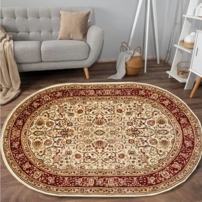 Gemusterter Teppich 160x220 cm LUCHO - creme