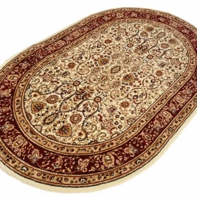 Gemusterter Teppich 160x220 cm LUCHO - creme