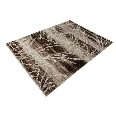Moderner Stückteppich 150x300 cm DEMIAN - beige / braun