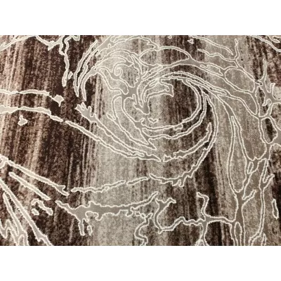 Moderner Stückteppich 150x300 cm DEMIAN - beige / braun