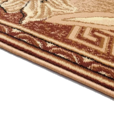 Gemusterter Teppich 50x90 cm LUKEN - beige / braun