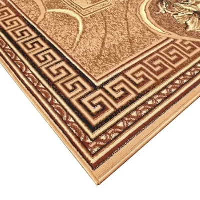 Gemusterter Teppich 50x90 cm LUKEN - beige / braun