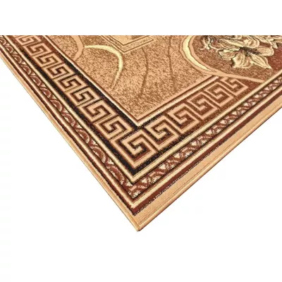 Gemusterter Teppich 50x90 cm LUKEN - beige / braun