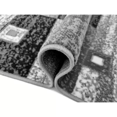 Geometrischer Teppich 50x90 cm LUKEN - grau
