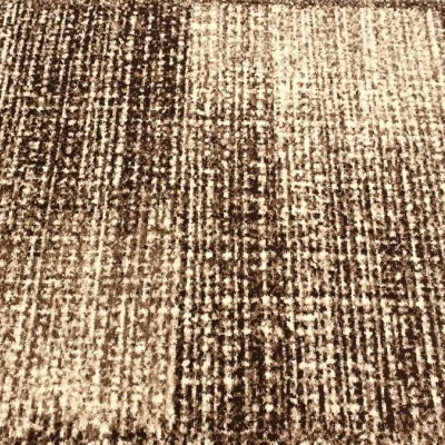 Abstrakter Stückteppich 150x300 cm DEMIAN - braun