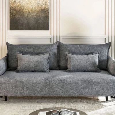 Zweisitzer-Schlafsofa ESCODIO - grau