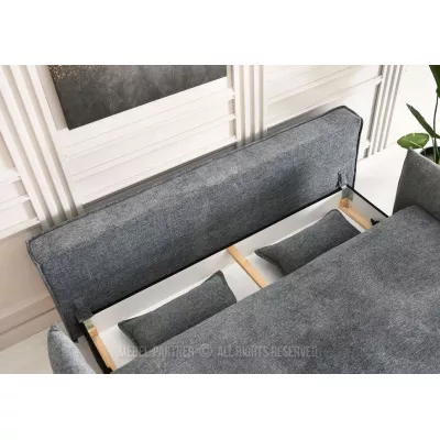 Zweisitzer-Schlafsofa ESCODIO - grau