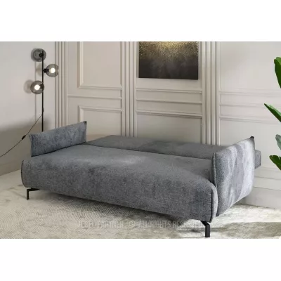 Zweisitzer-Schlafsofa ESCODIO - grau