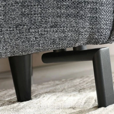 Zweisitzer-Schlafsofa ESCODIO - grau