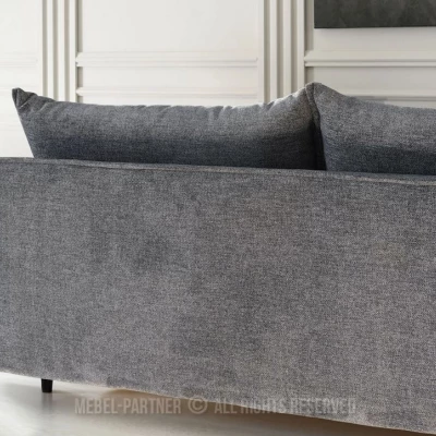 Zweisitzer-Schlafsofa ESCODIO - grau