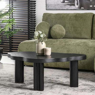 Großer Couchtisch ZEVO - schwarz