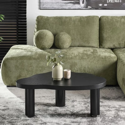 Großer Couchtisch ZEVO - schwarz