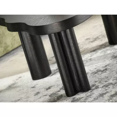 Großer Couchtisch ZEVO - schwarz