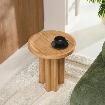 Runder Couchtisch BERT - Eiche