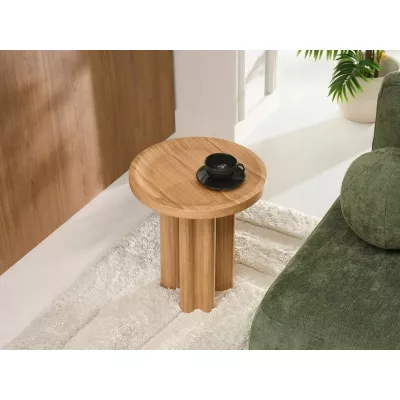 Runder Couchtisch BERT - Eiche