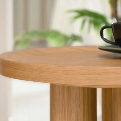 Runder Couchtisch BERT - Eiche
