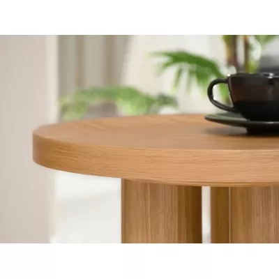 Runder Couchtisch BERT - Eiche