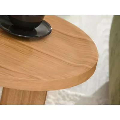 Runder Couchtisch BERT - Eiche