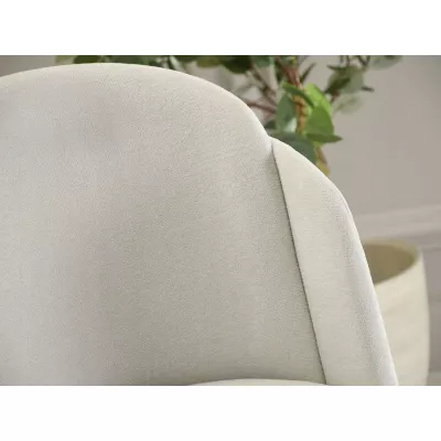 Designer Esszimmerstuhl JAZMIN - creme / schwarz