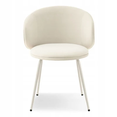 Esszimmerstuhl FLORIA - grau/creme