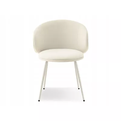 Esszimmerstuhl FLORIA - grau/creme