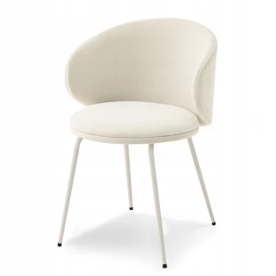 Esszimmerstuhl FLORIA - grau/creme