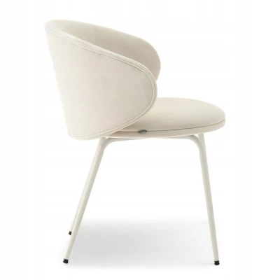 Esszimmerstuhl FLORIA - grau/creme