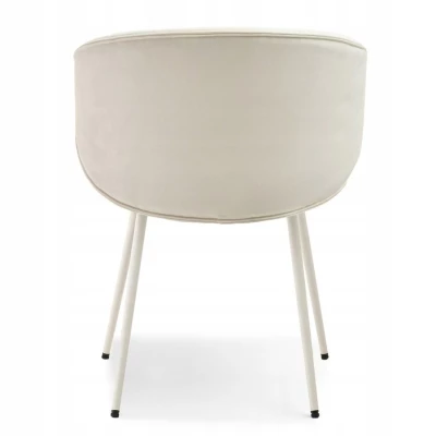 Esszimmerstuhl FLORIA - grau/creme