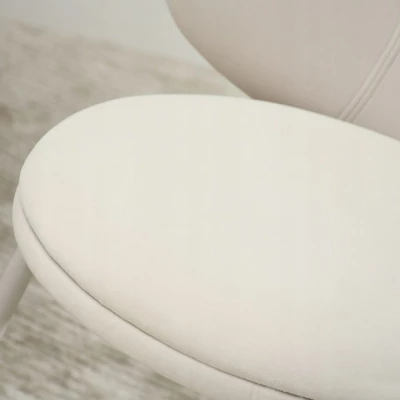 Esszimmerstuhl FLORIA - grau/creme