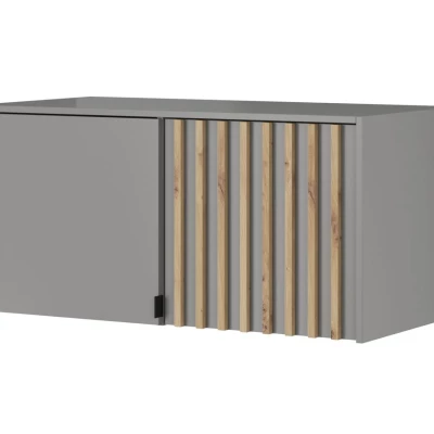 Kleiderschrank-Anbau MARFA – Breite 105 cm, Grau/Artisan Eiche