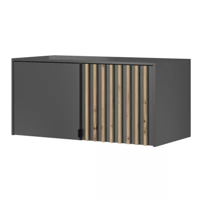 Kleiderschrank-Anbau MARFA – Breite 105 cm, Graphit/Artisan-Eiche
