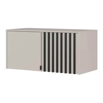 Kleiderschrank-Anbau MARFA - Breite 105 cm, Kaschmir / Schwarz