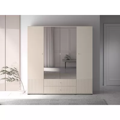 Großer Kleiderschrank 200 FAREL – Kaschmir