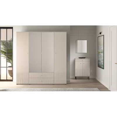 Großer Kleiderschrank 200 FAREL – Kaschmir