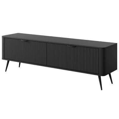 TV-Ständer 163 cm MOODY - schwarz
