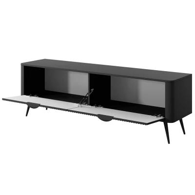 TV-Ständer 163 cm MOODY - schwarz