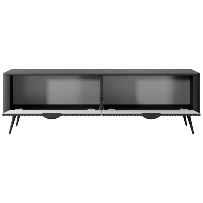 TV-Ständer 163 cm MOODY - schwarz