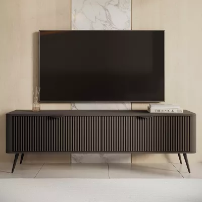 TV-Ständer 163 cm MOODY - schwarz