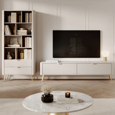 TV-Ständer 163 cm MOODY - beige