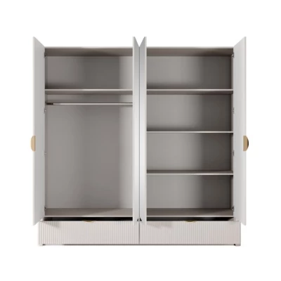 Großer Spiegelschrank 209 cm MOODY - Beige