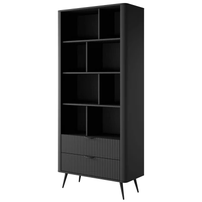 MOODY Bücherregal - schwarz