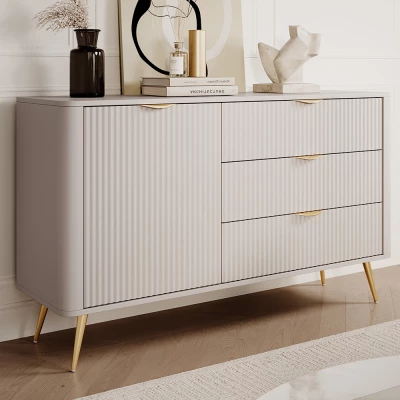 Kombinierte Kommode MOODY - beige