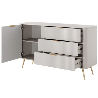 Kombinierte Kommode MOODY - beige